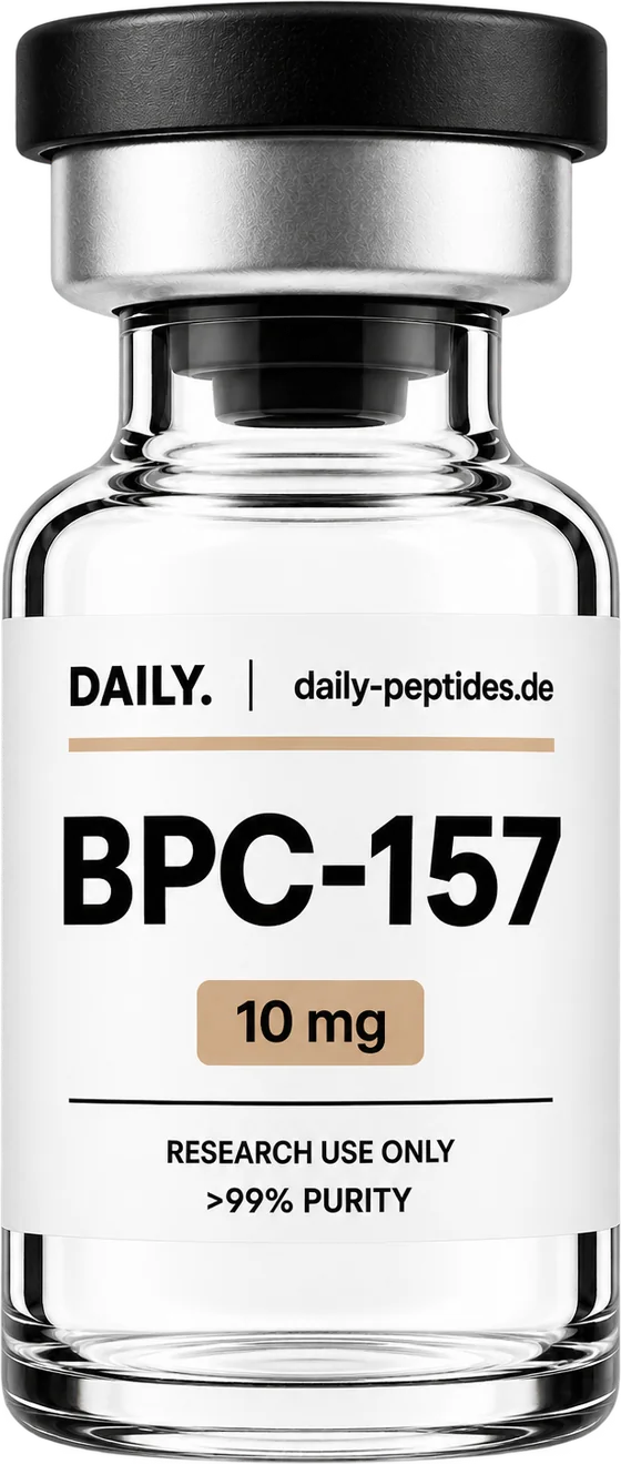 BPC-157 Vial, 10 mg, lyophilisiertes Pulver